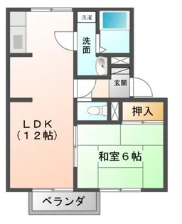 セジュール沢里I・II【1階】の間取り