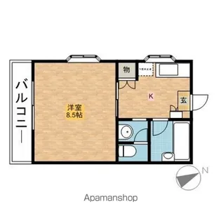 アーバニズムM3【3階】の間取り