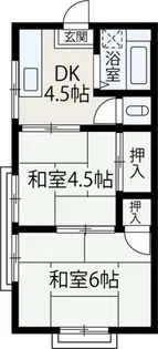 飯倉荘【2階】の間取り