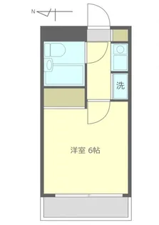 ダイヤコーポ宮前平【1階】の間取り