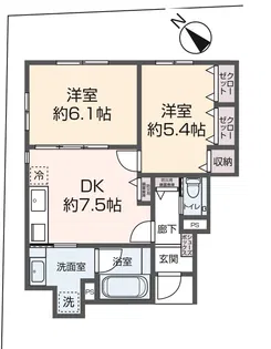 グランフォルト大塚【1階】の間取り