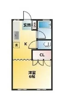 ポワミエル【3階】の間取り