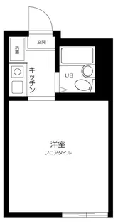 フラッツ幡ヶ谷【2階】の間取り