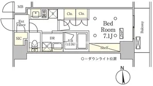 テラス御徒町【5階】の間取り