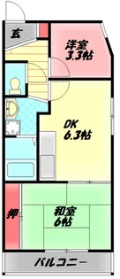 長寿堂恵佳IIBld【4階】の間取り