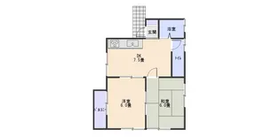 鹿児島県鹿児島市本名町【アパート】の間取り