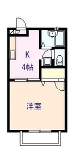 コーポいわもとB【2階】の間取り