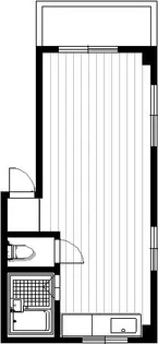 1Rの間取り画像