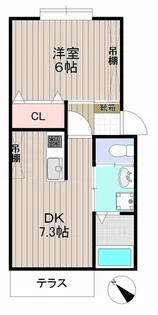 サンハイトII【1階】の間取り