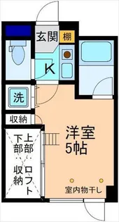 エスポアメゾン【2階】の間取り