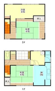 岡山県岡山市東区西大寺上2【一戸建】の間取り