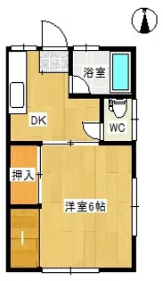 アイティ子飼本町【1階】の間取り