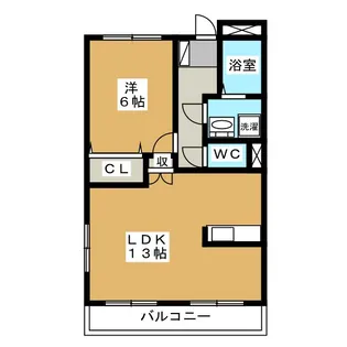 ペアシティールネッサンス【3階】の間取り