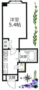 リナム中野【1階】の間取り