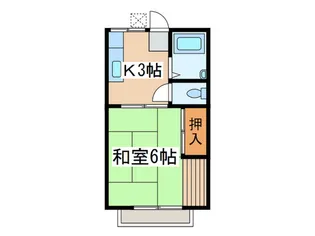 さがみ野ハイツ A【2階】の間取り