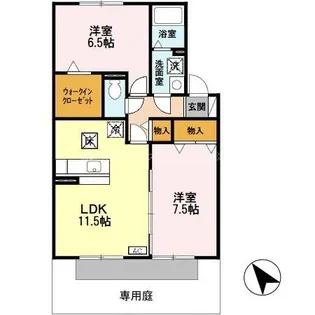Radix Tauchi II【2階】の間取り