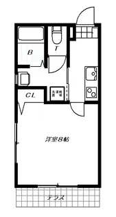 M5Rヒルズ【1階】の間取り