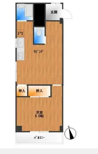 駒込ハイツ【3階】の間取り