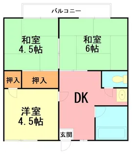 神奈川県小田原市蓮正寺【アパート】の間取り