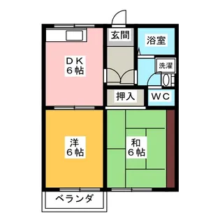 コーポあゆみ【2階】の間取り