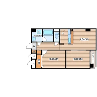 パークサイド上杉公園【1階】の間取り