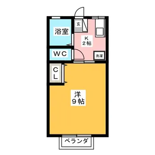 ハイム丸喜【2階】の間取り