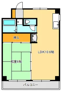 コーポ門脇【3階】の間取り