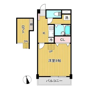 福島県郡山市芳賀2【アパート】の間取り