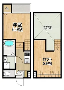MODERN PALAZZO MATSUYAMA【1階】の間取り