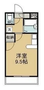 メモリアルハイツ【3階】の間取り