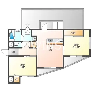 福岡県福岡市東区香椎駅東2【マンション】の間取り