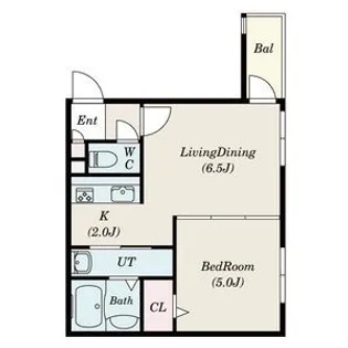 CREATE手稲前田【4階】の間取り