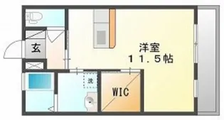 ウエスト・グランディール【2階】の間取り