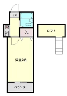 ショウロ御殿山【1階】の間取り
