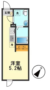 フィオーレ金町II【1階】の間取り