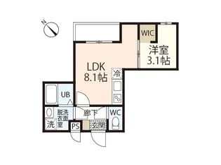 MOVE西原WEST【3階】の間取り