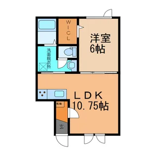 プランドールS【1階】の間取り