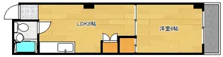 和秀三篠北町ビル【5階】の間取り