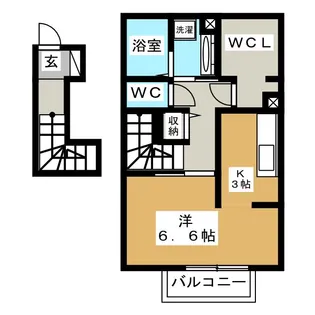 メルベーユ・S【2階】の間取り