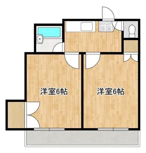 アンプルール新屋敷【4階】の間取り