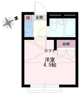 スカイピア赤塚【2階】の間取り