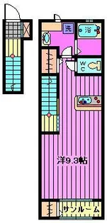 埼玉県さいたま市南区南浦和4【アパート】の間取り