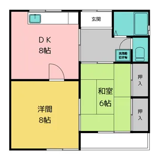 メイプルマツウラ【2階】の間取り