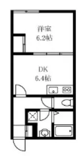 早稲田鶴巻IMAハウス【3階】の間取り