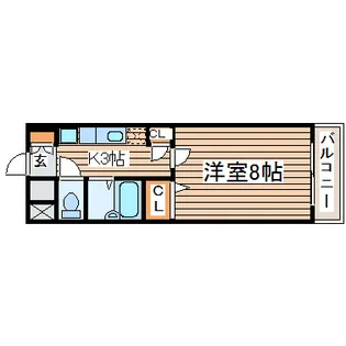 グランドパレス長町【3階】の間取り