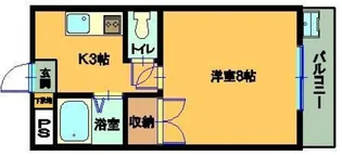 クレドール【2階】の間取り
