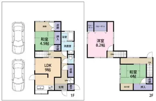 千葉県松戸市大橋【一戸建】の間取り