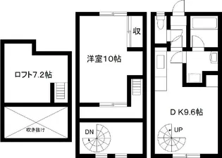 フローラII【1階】の間取り