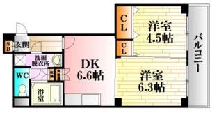 広島県広島市安佐北区可部3【マンション】の間取り