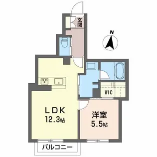 ブランノワール開成【2階】の間取り